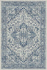 Slate Citadel Ornate Medallion Rug 