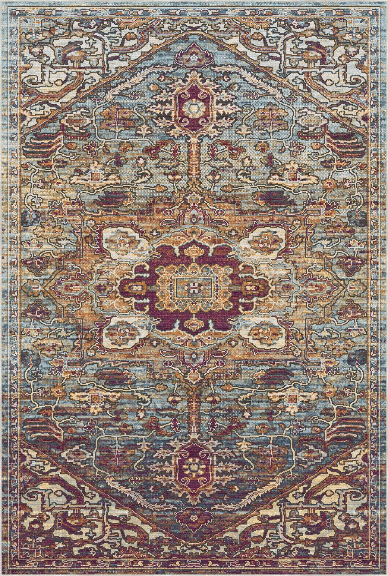 Sovereign Garden Erased Botanical Rug