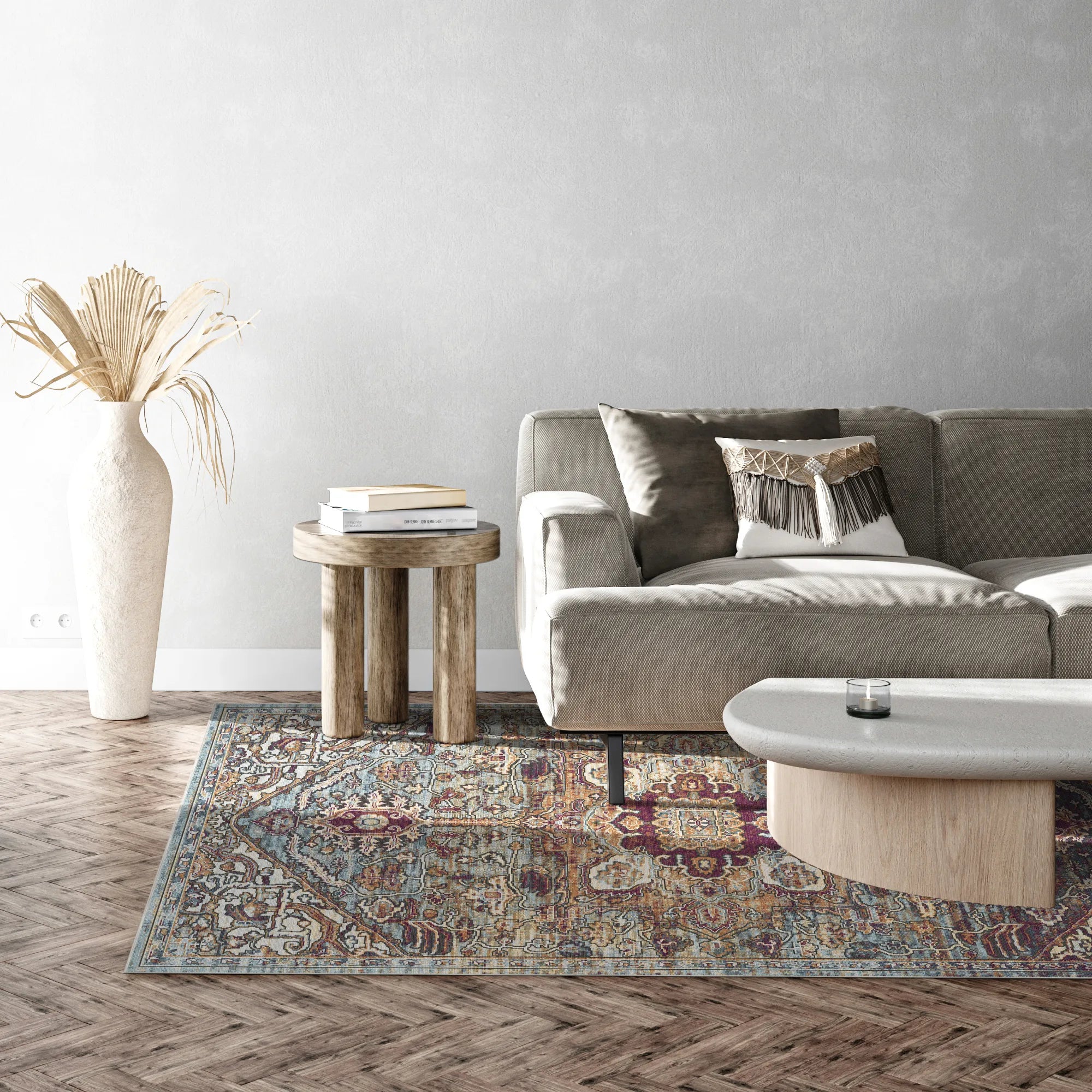 Sovereign Garden Erased Botanical Rug