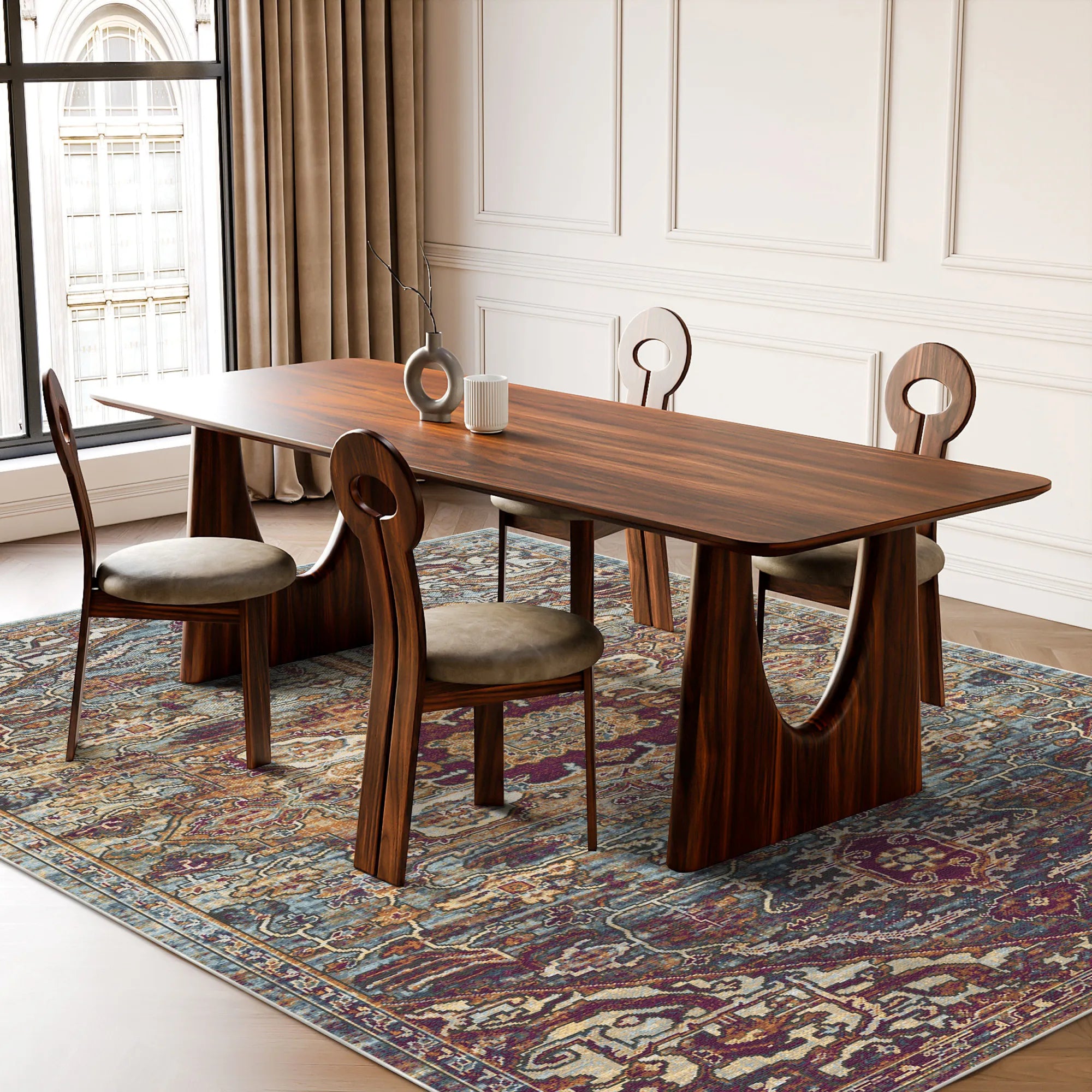 Sovereign Garden Erased Botanical Rug