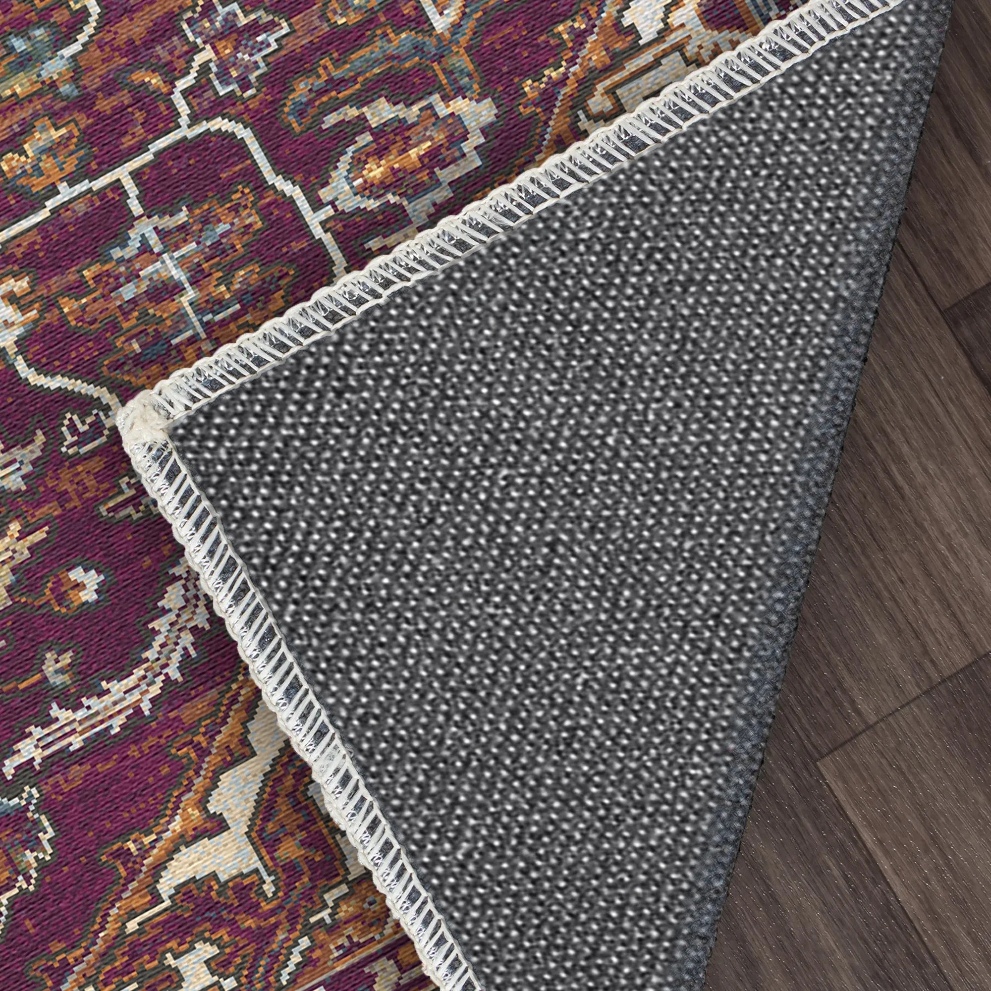 Terracotta Garden Erased Botanical Rug