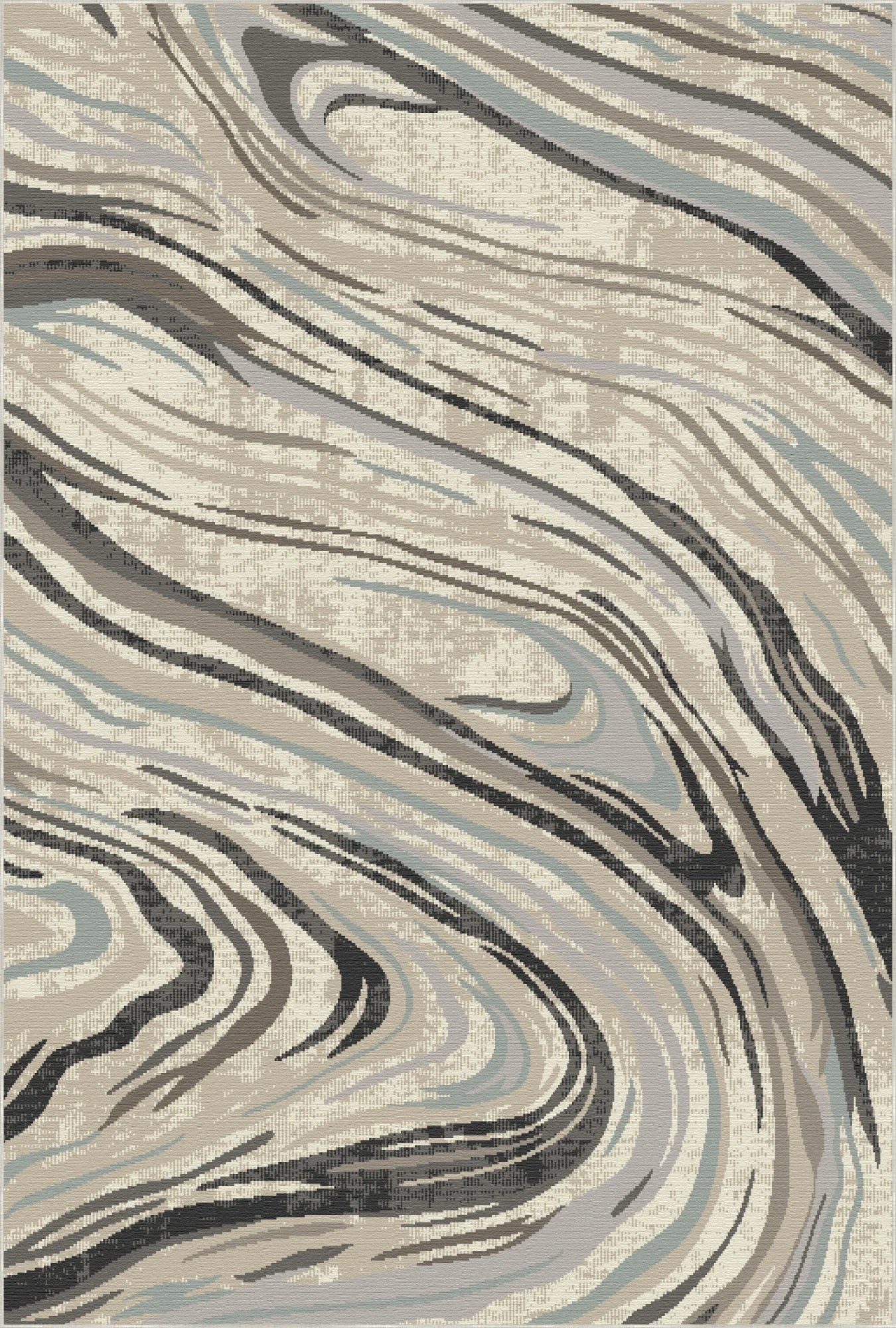 Milano Marble Abstract Washable Rug