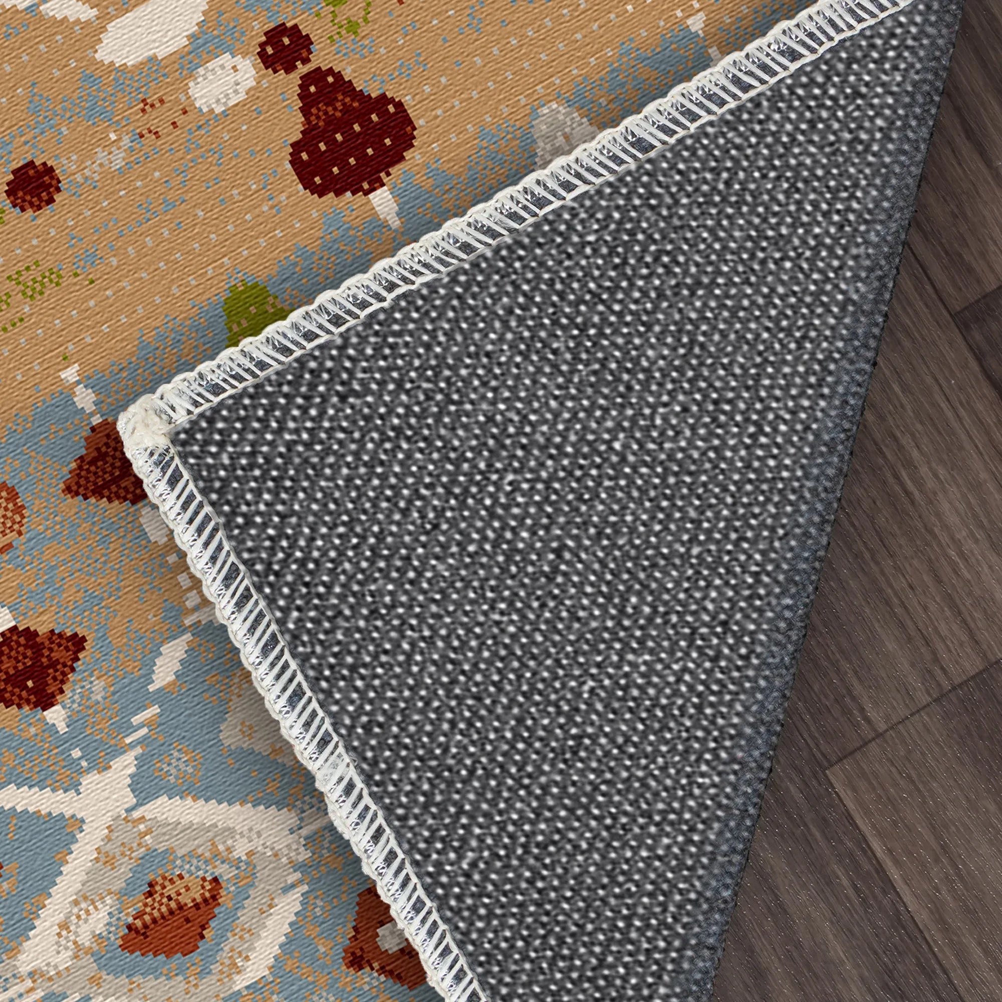 Santa Fe Sky Tribal Geometric Washable Rug