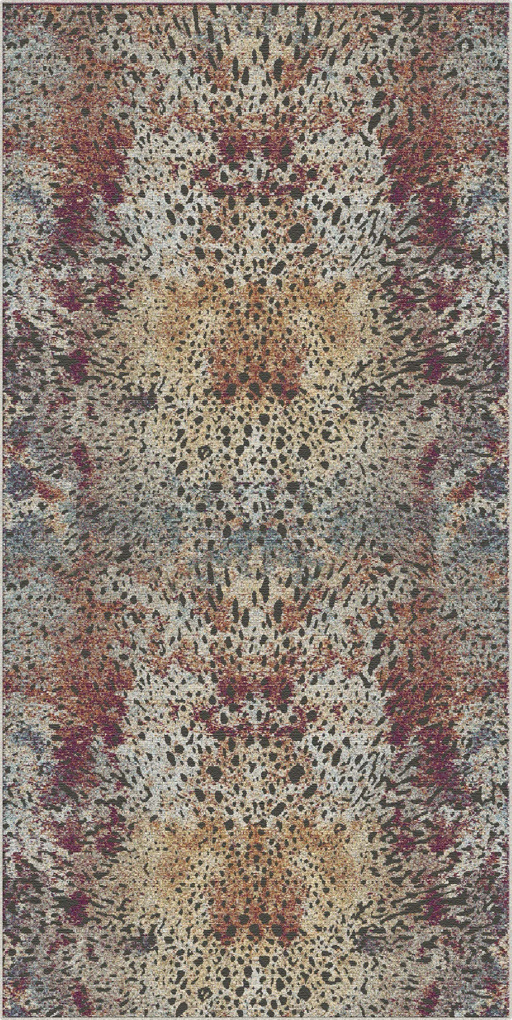 Tappeto Leopardo Bohemien Anticato