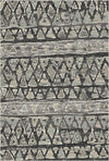 Yukon Charcoal Tribal Washable Rug Gray