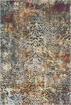 Rustic Abstract Tribal Animal Rug Multi