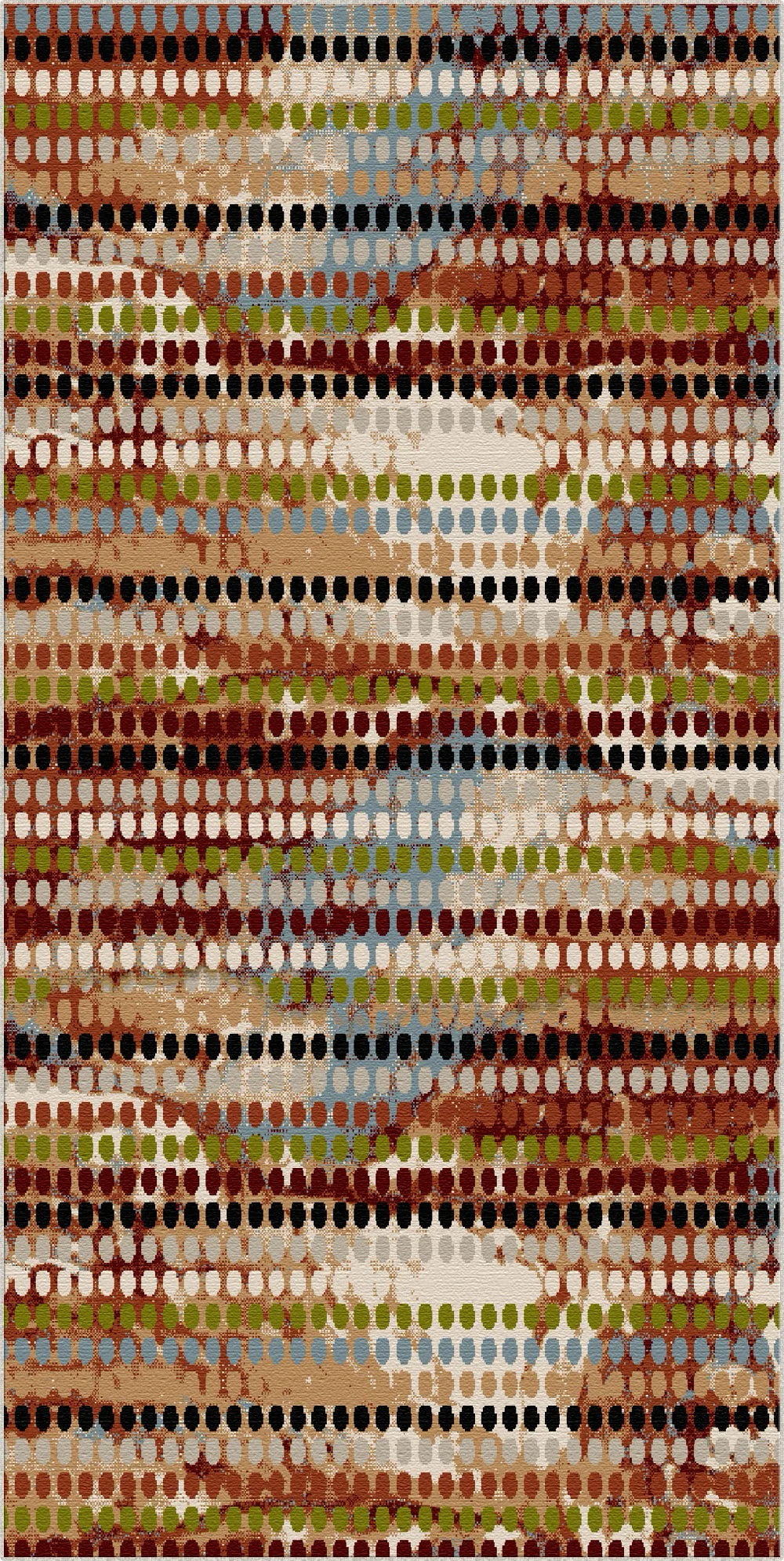 Tappeto Geometrico Lavabile Petra Mosaic