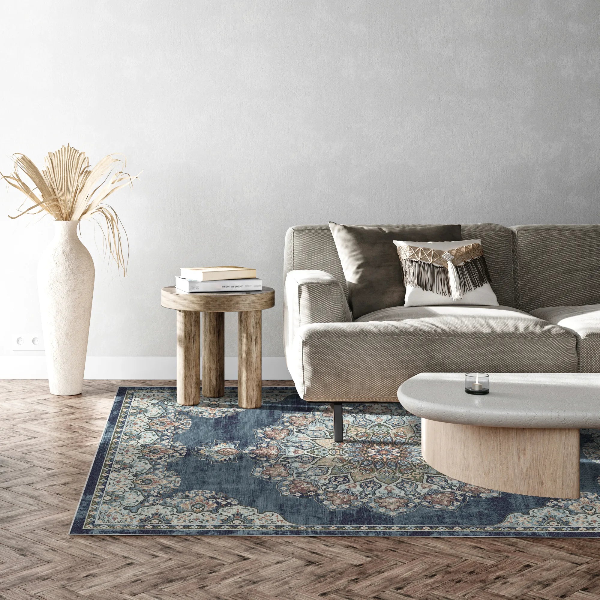 Tappeto Lavabile Tradizionale Seville Slate