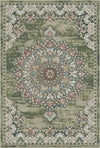 Cordoba Sage Traditional Washable Rug Sage Green
