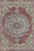Toulouse Rose Traditional Washable Rug 