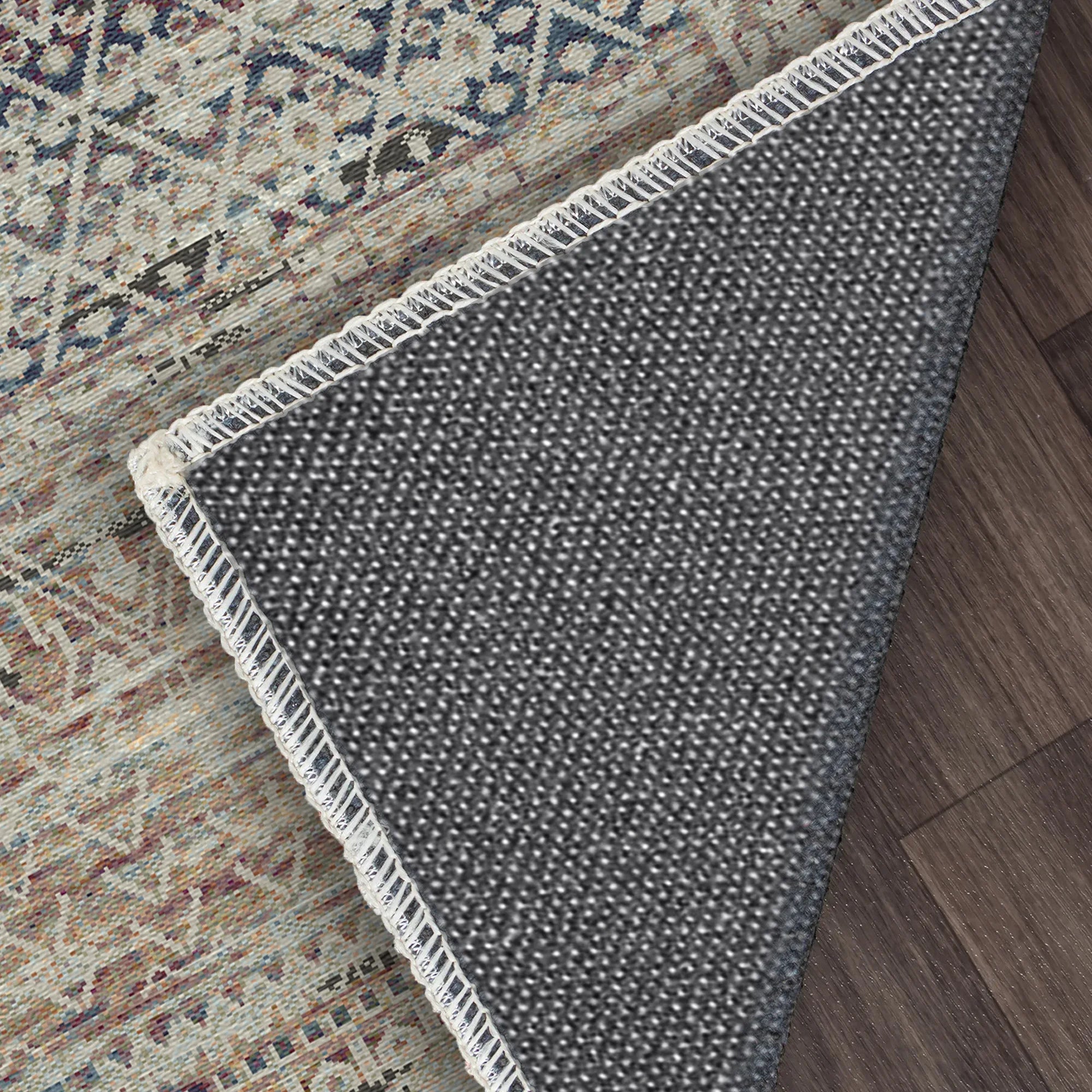 Lucca Mist Transitional Washable Rug