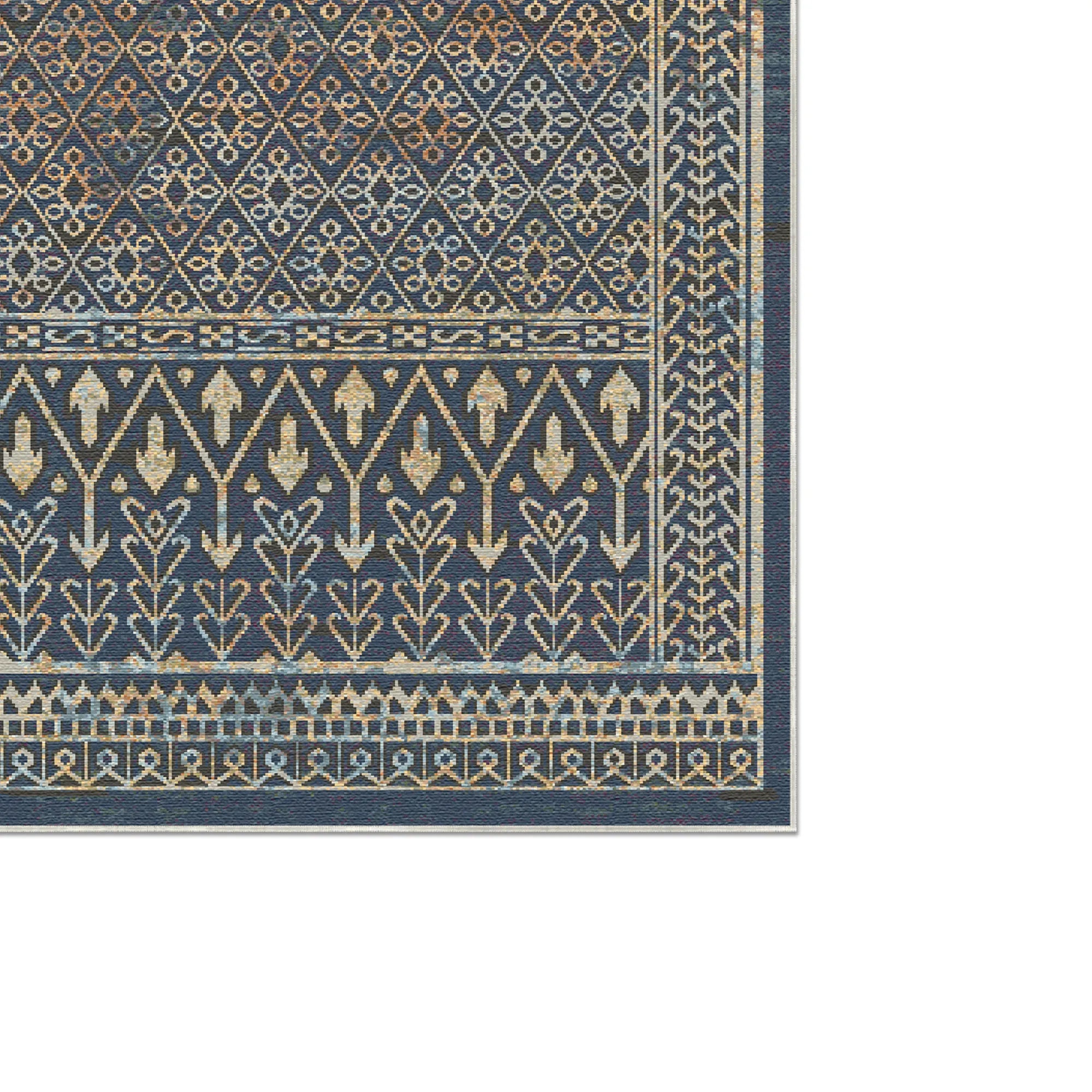 Venice Night Transitional Washable Rug