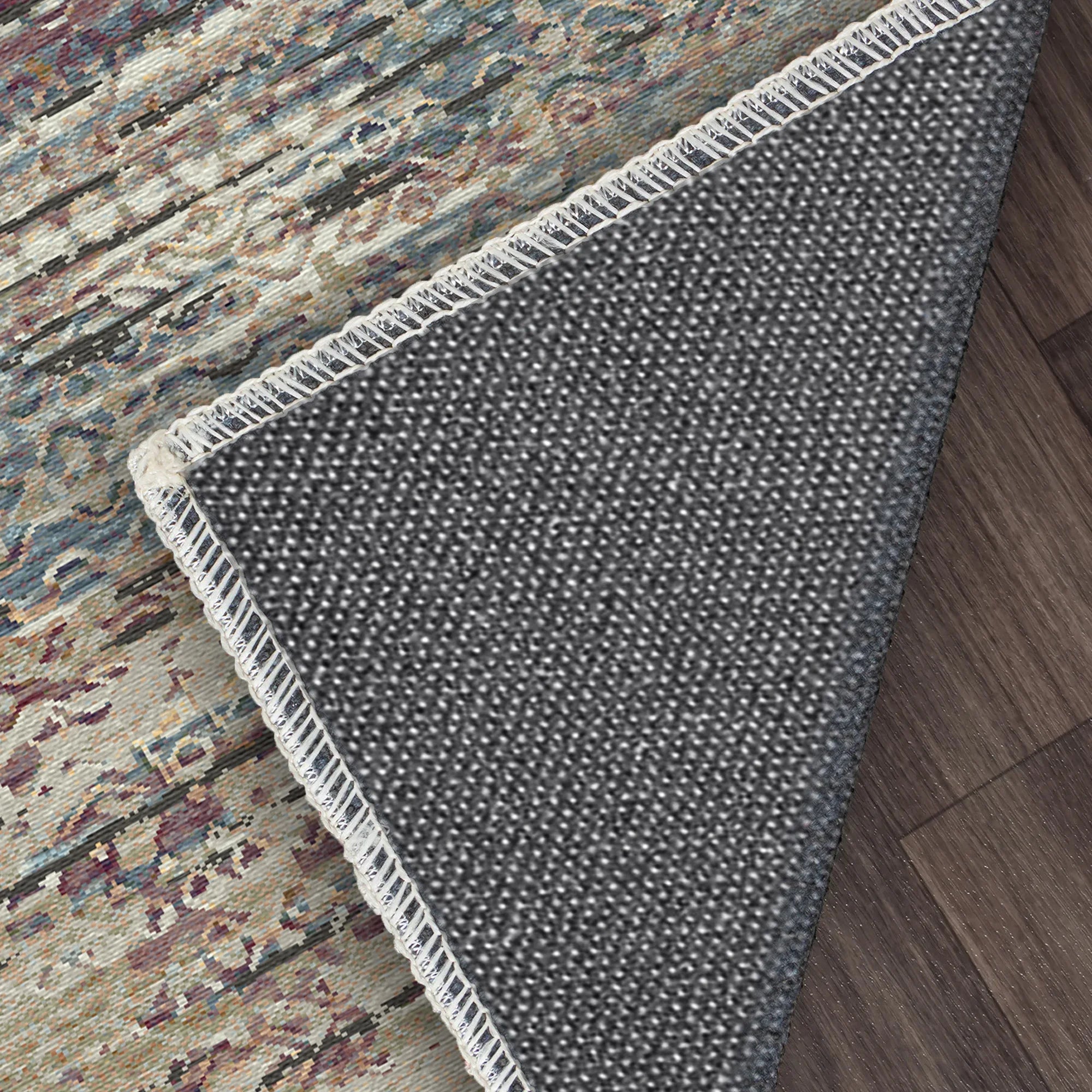 Como Abstract Washable Rug