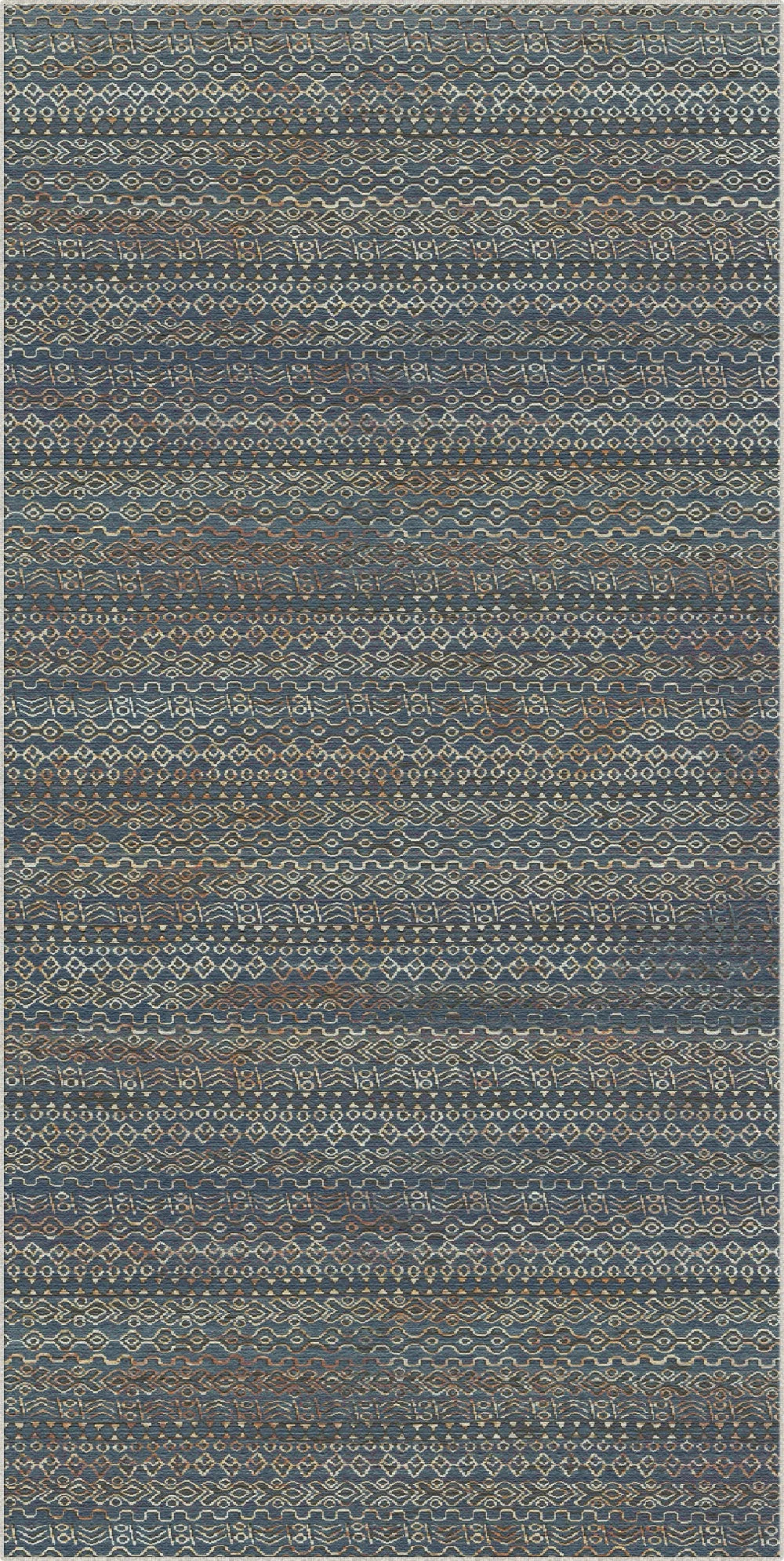 Tappeto Lavabile Astratto Amalfi Blue
