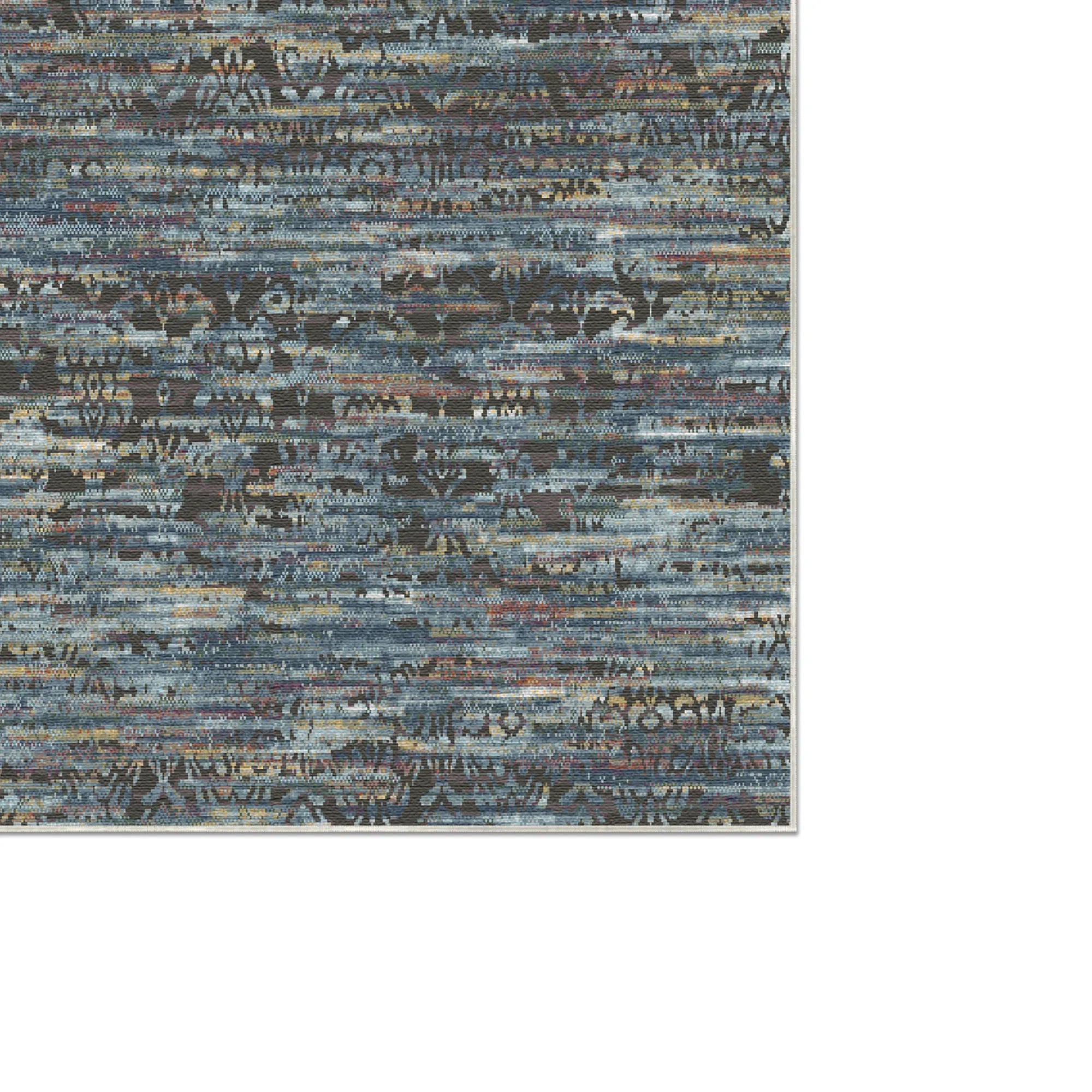 Berlin Industrial Abstract Washable Rug