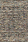 Munich Amber Industrial Abstract Washable Rug Multi