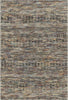 Munich Amber Industrial Abstract Washable Rug 