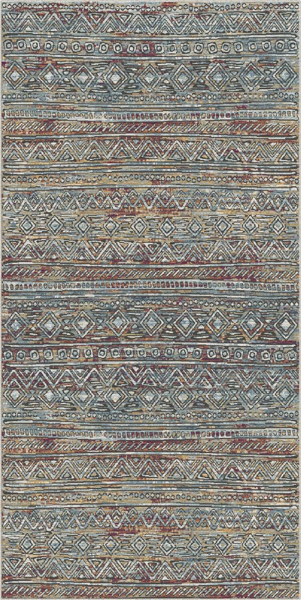 Tappeto Lavabile Astratto Mosaic Prague