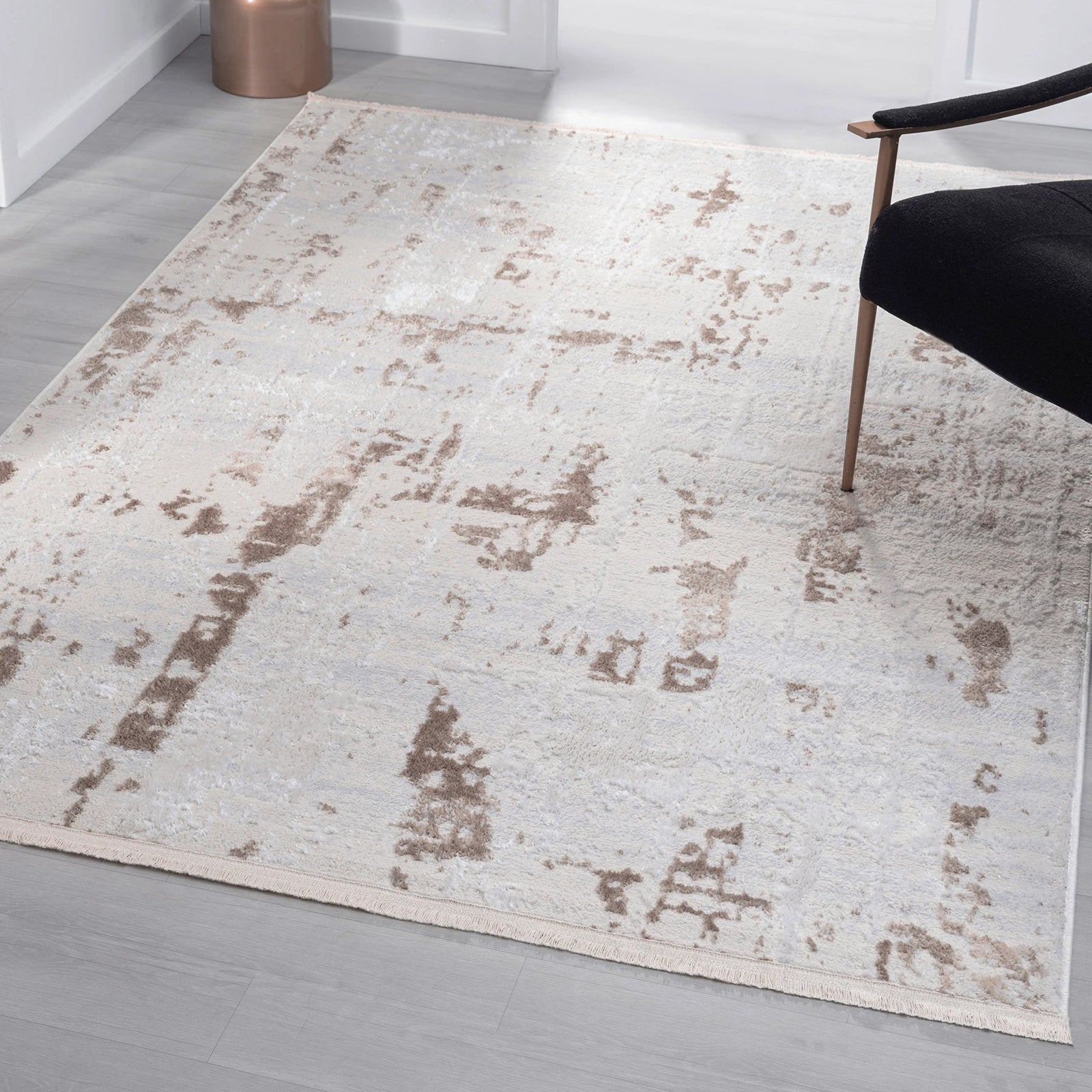 Tappeto Astratto Marrone Urban Drift