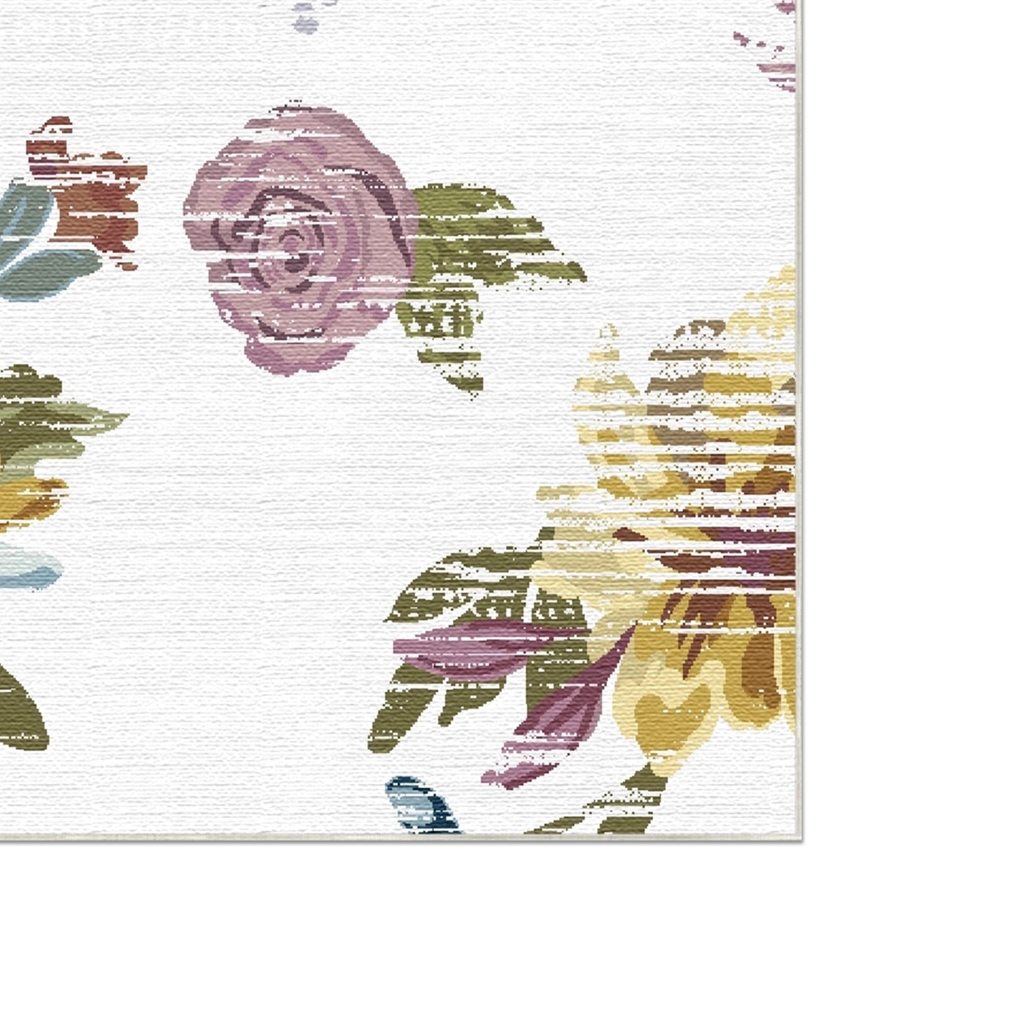 Distressed Vintage Bloom Rug