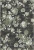 Vintage Sage Green Rose Rug 