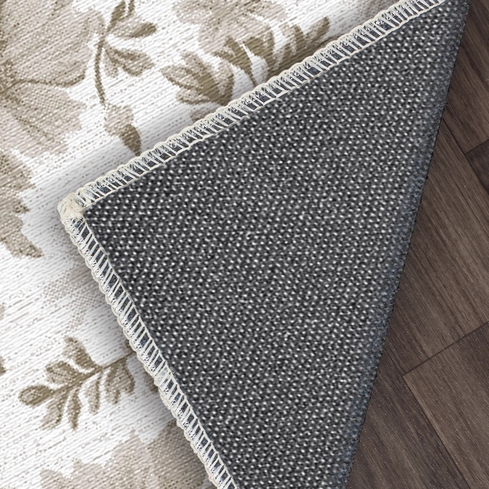 Beige Serenity Botanical Rug