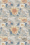 Golden Sand Meadow Botanical Rug Taupe