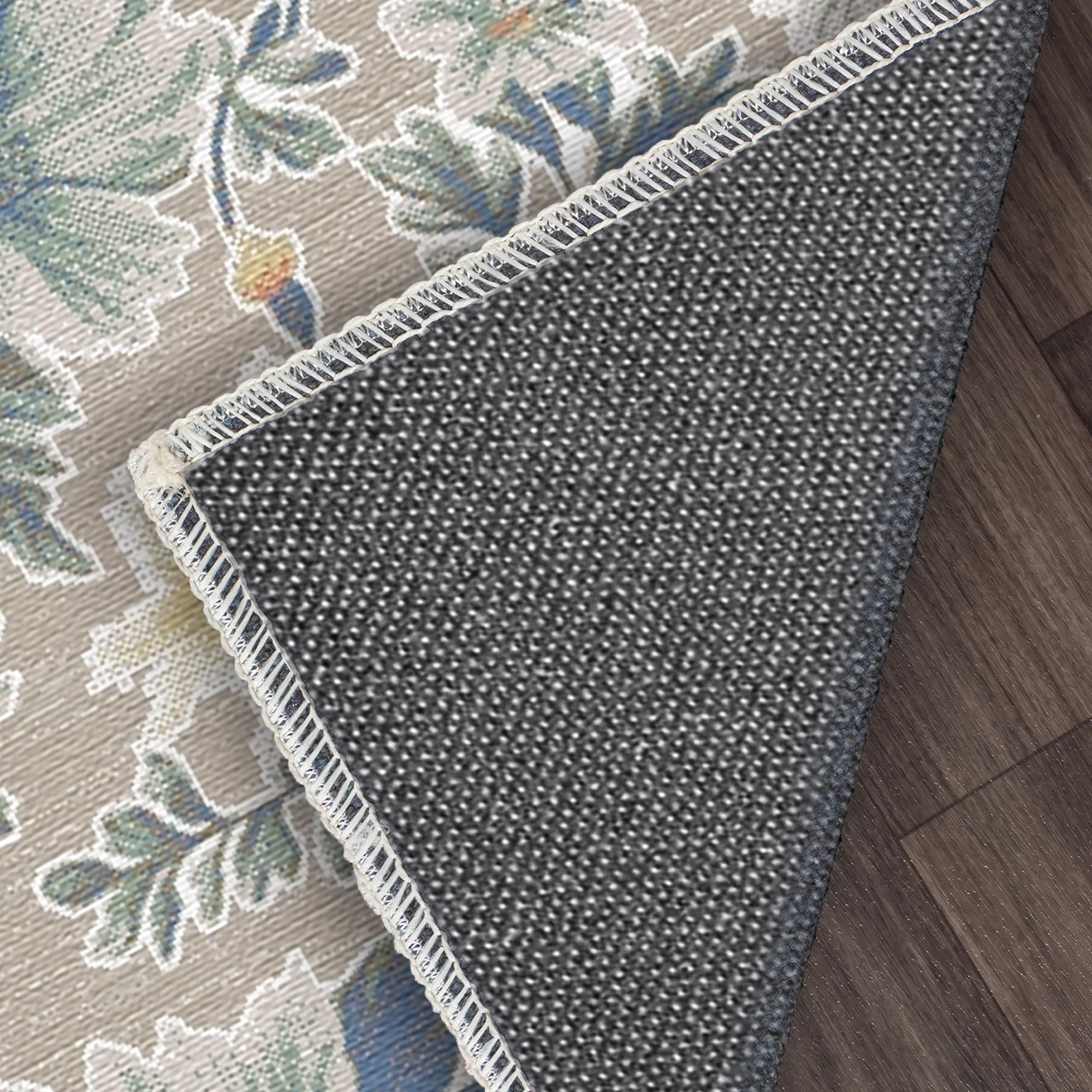 Golden Sand Meadow Botanical Rug