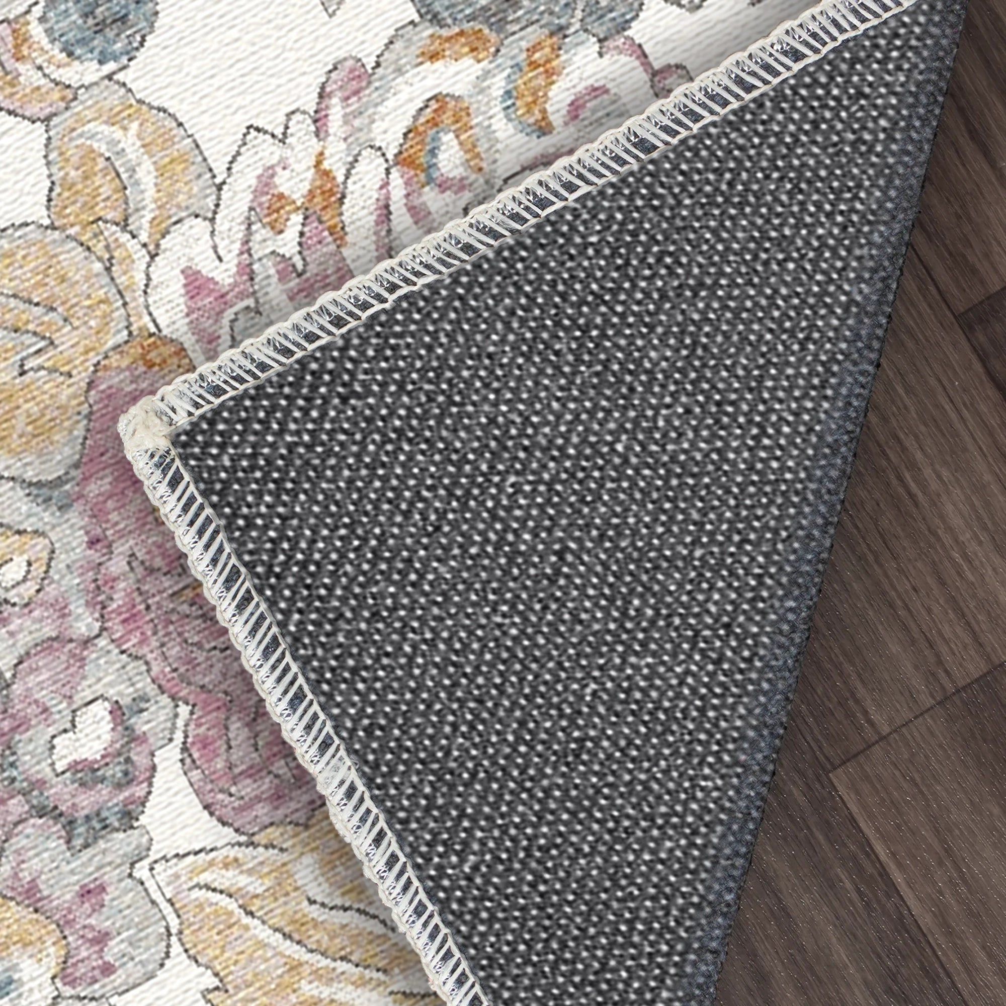 Mauve Heritage Floral Rug