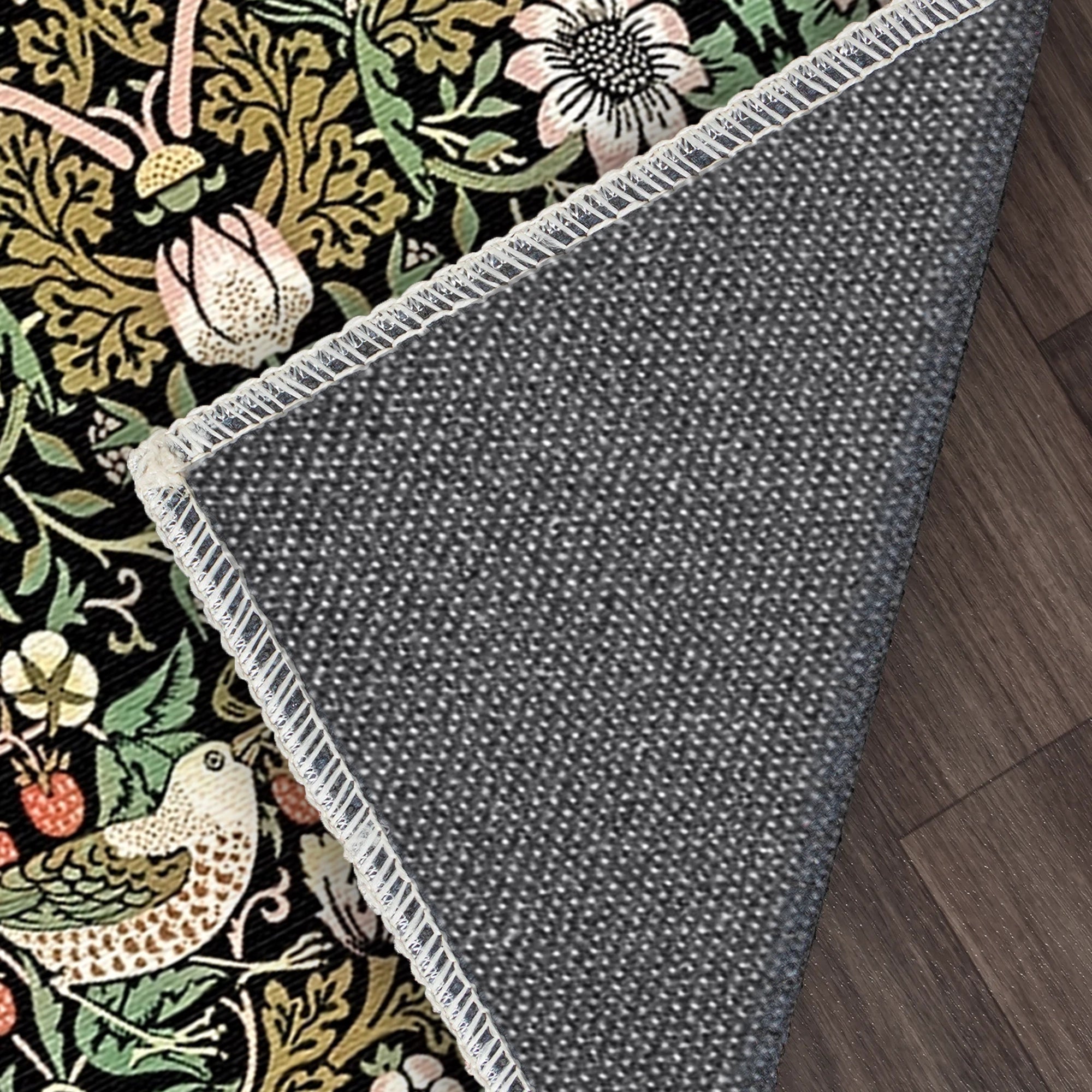 Obsidian Heritage Bird Rug