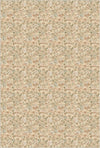 Vintage Beige Petite Floral Rug Beige