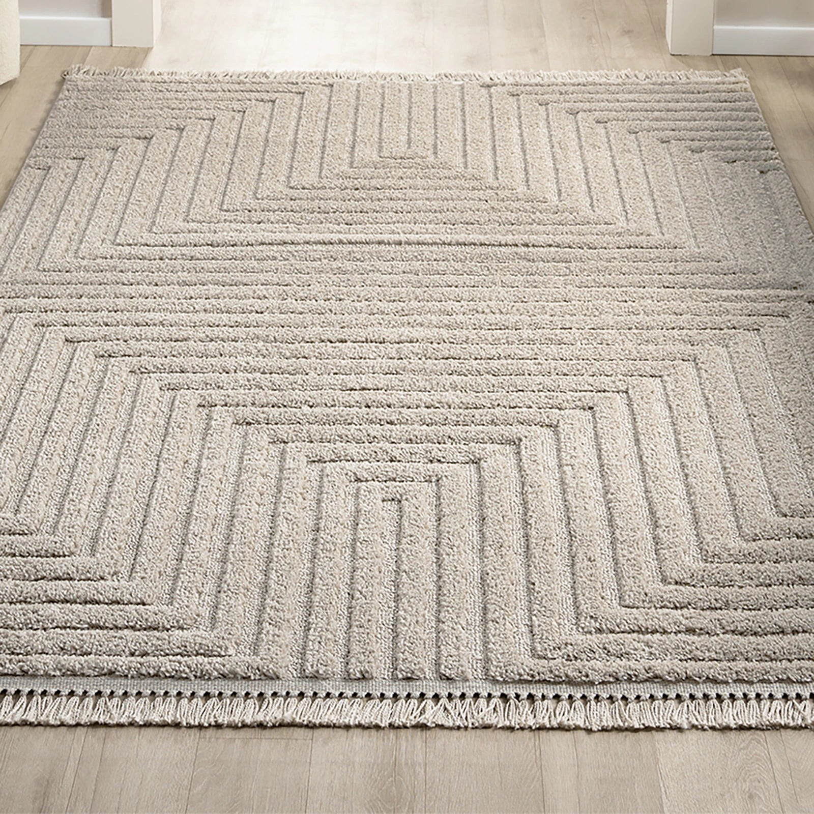 Desert Echo Framed Rug