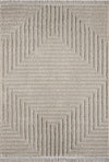 Desert Echo Framed Rug Beige