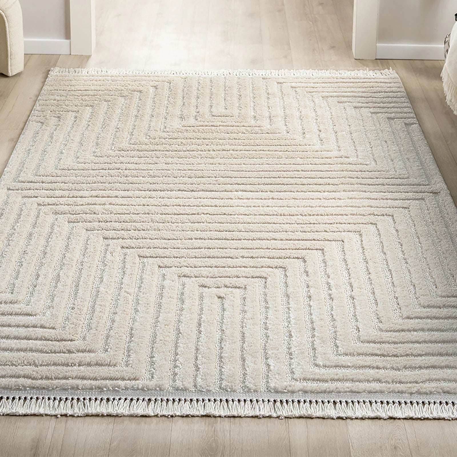 Soft Shell Geoline Rug