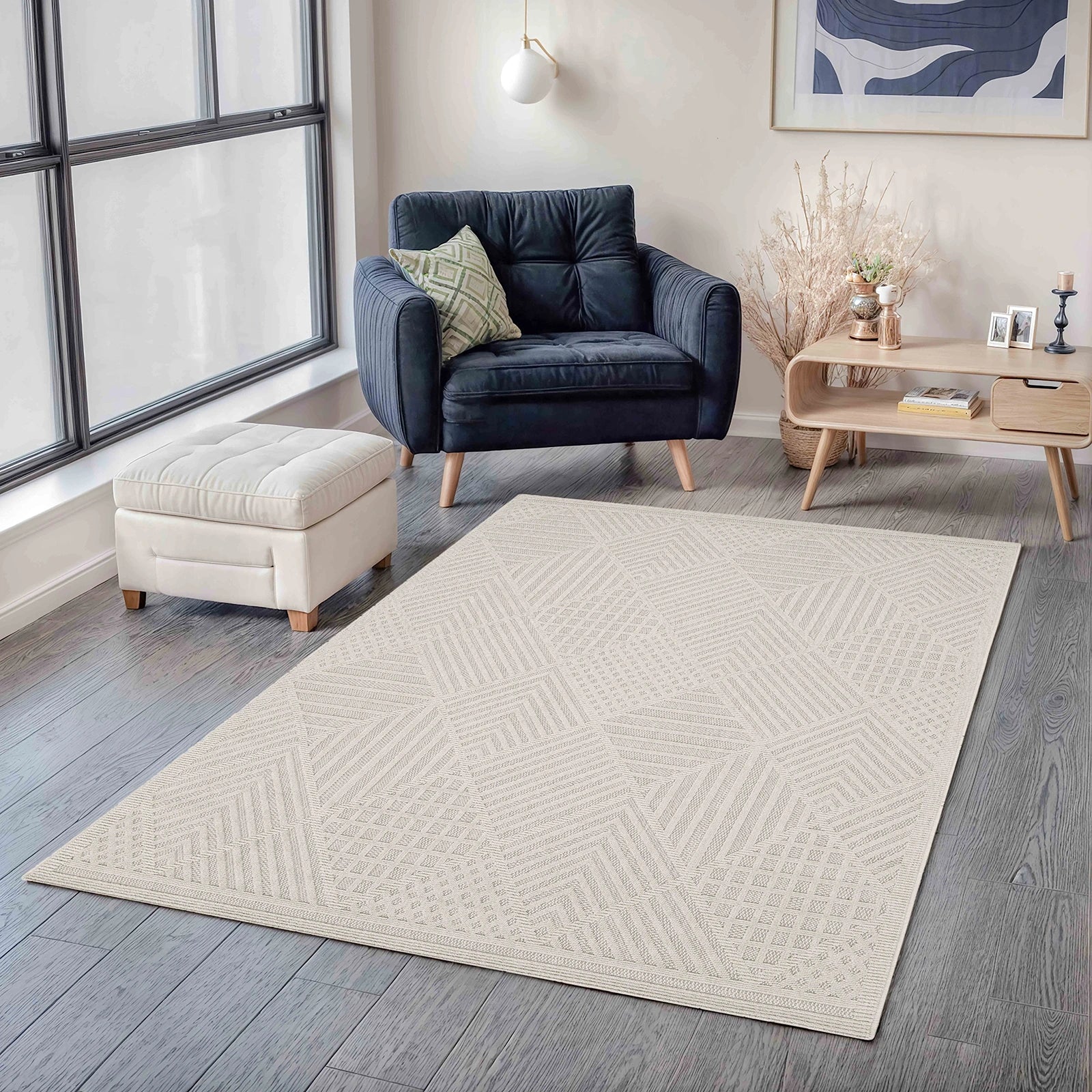 White Sand Weave Rug