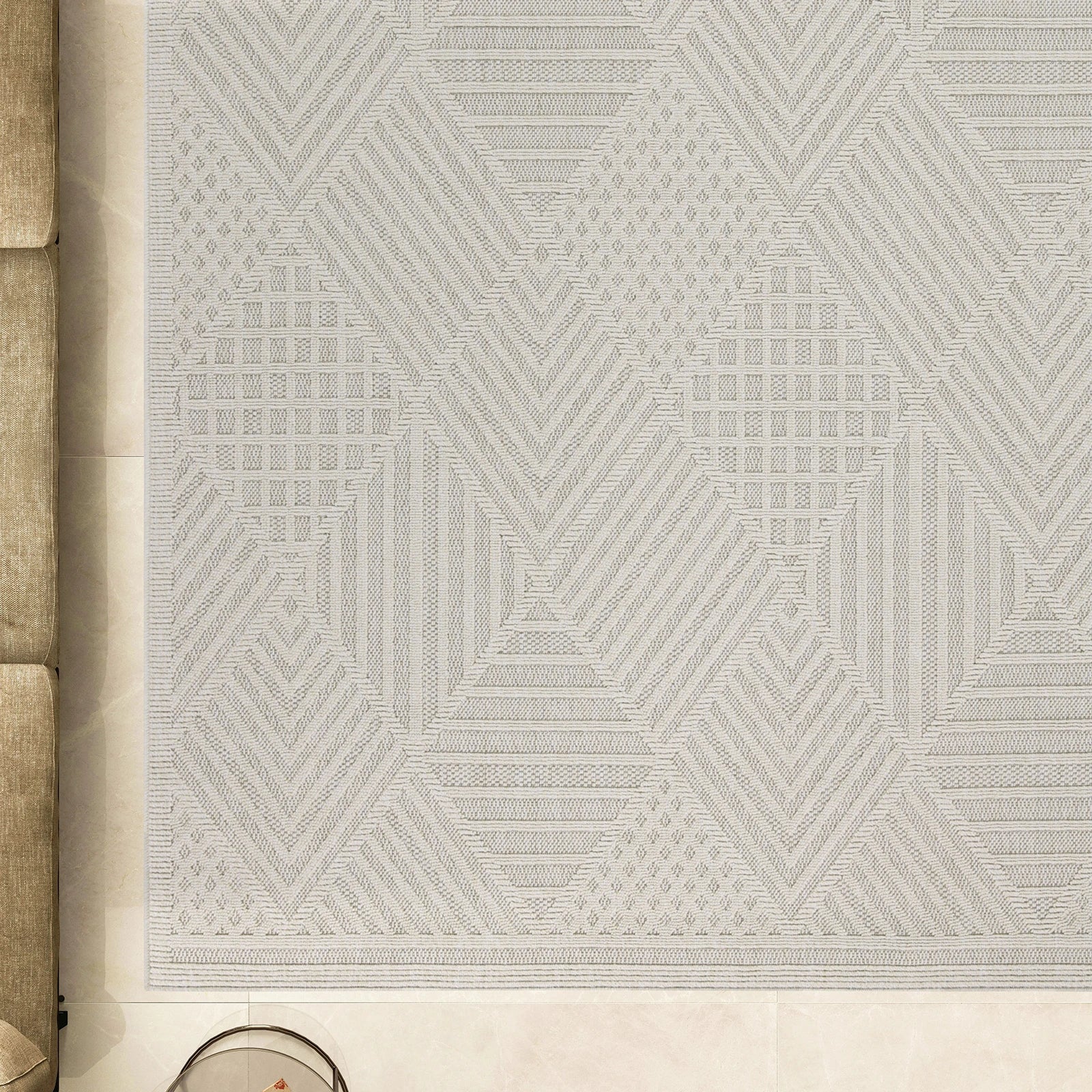 White Sand Weave Rug