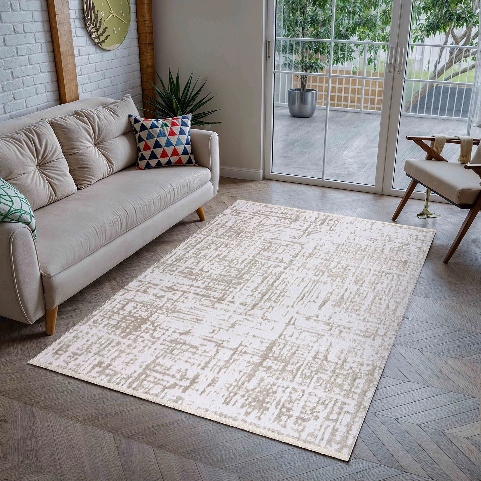 Sandy Horizon Textured Rug