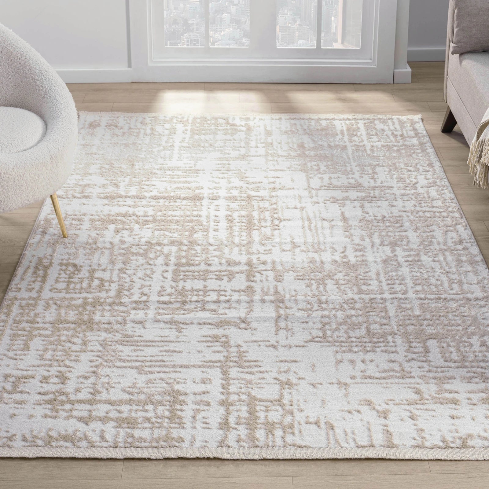Sandy Horizon Textured Rug
