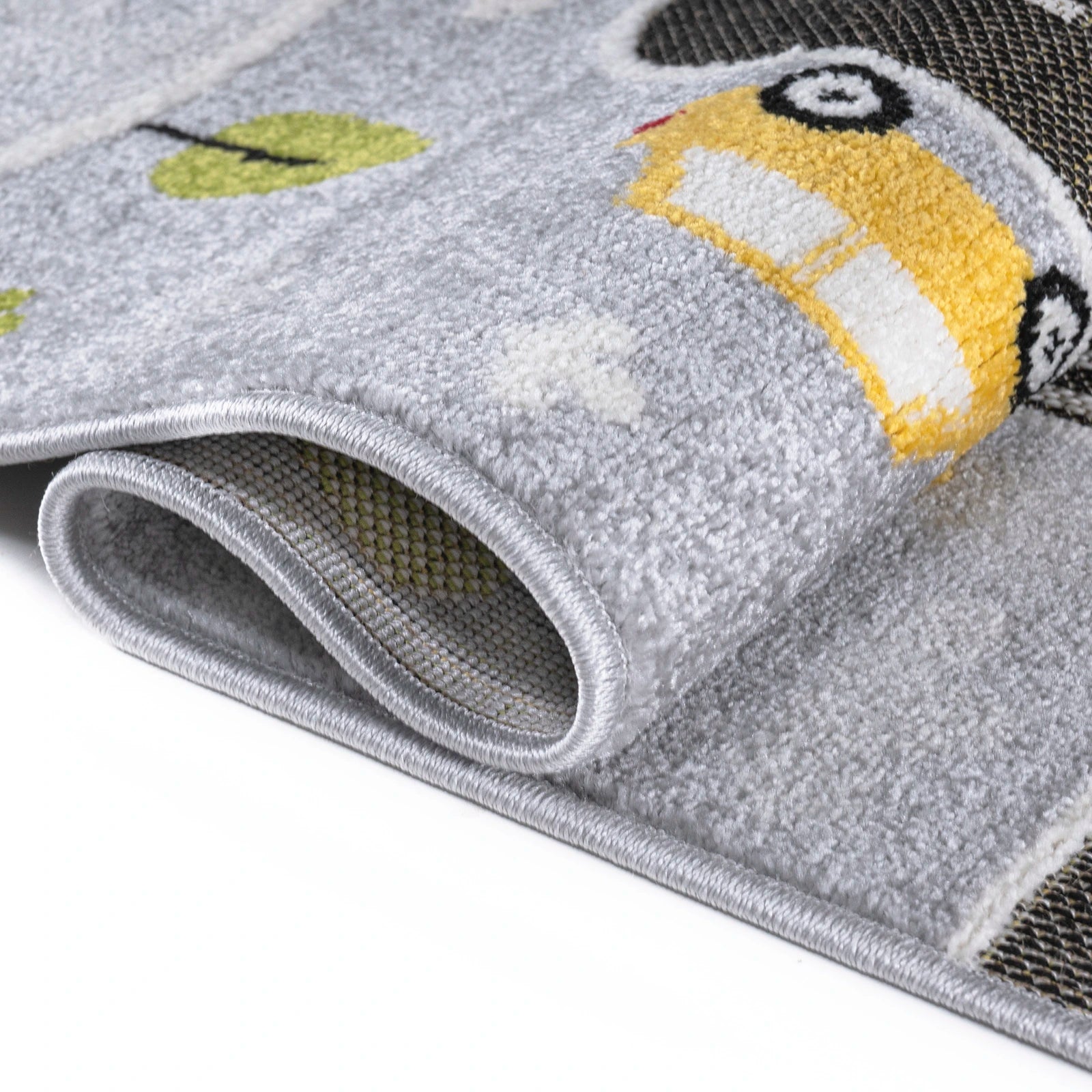 Gray Traffic Kids Rug