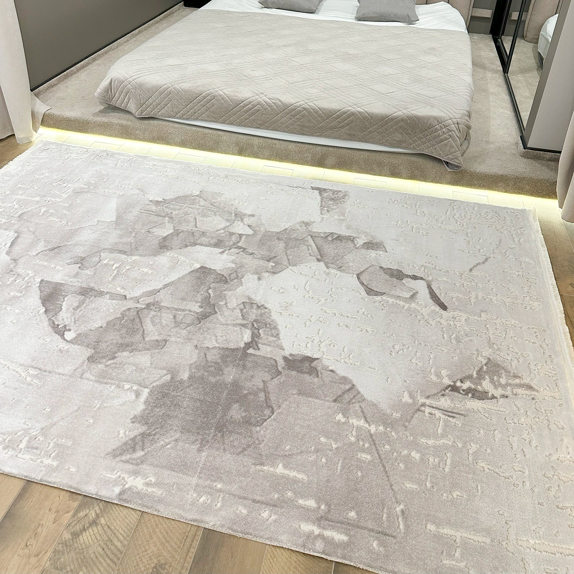 Broken Texture Abstract Rug