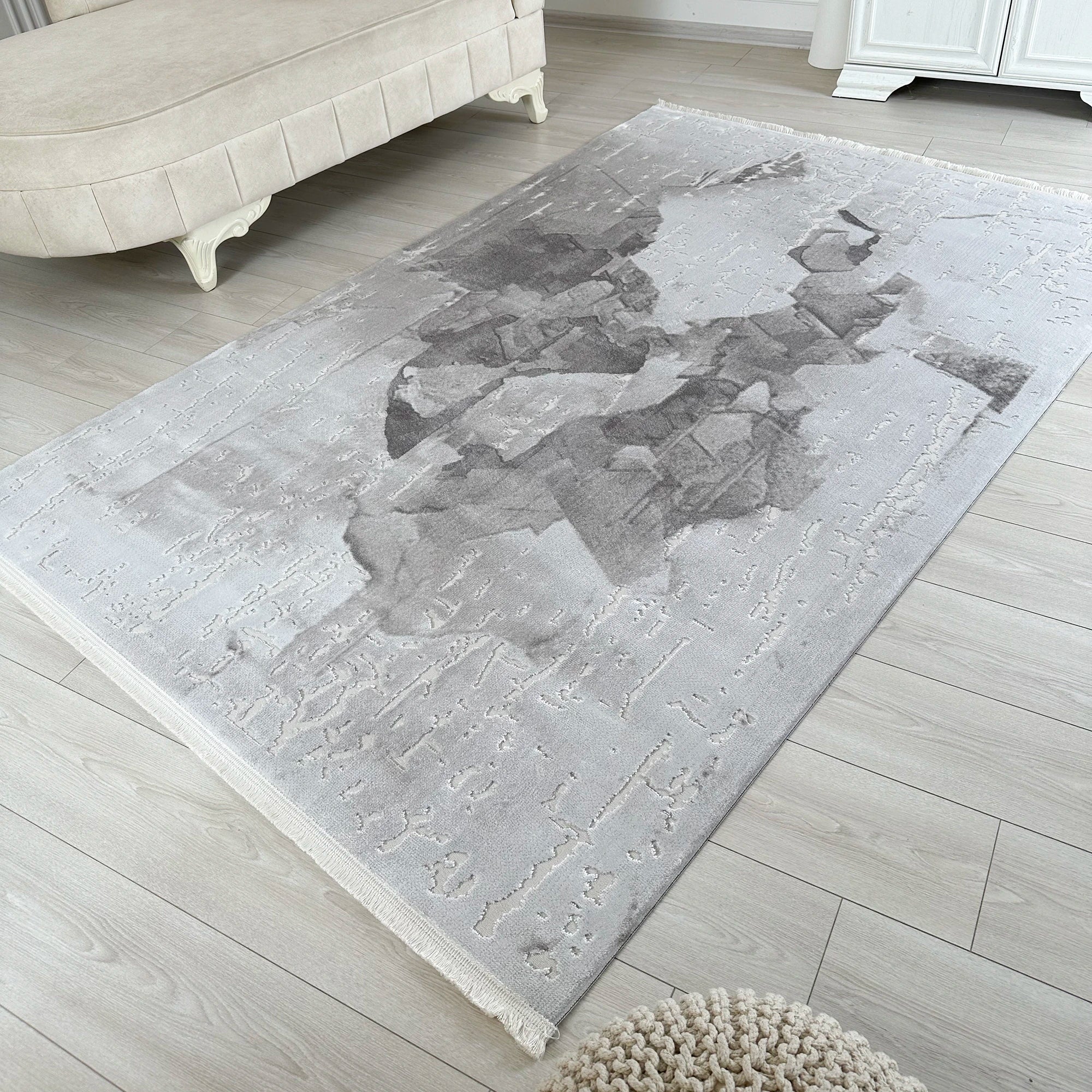 Broken Texture Abstract Rug