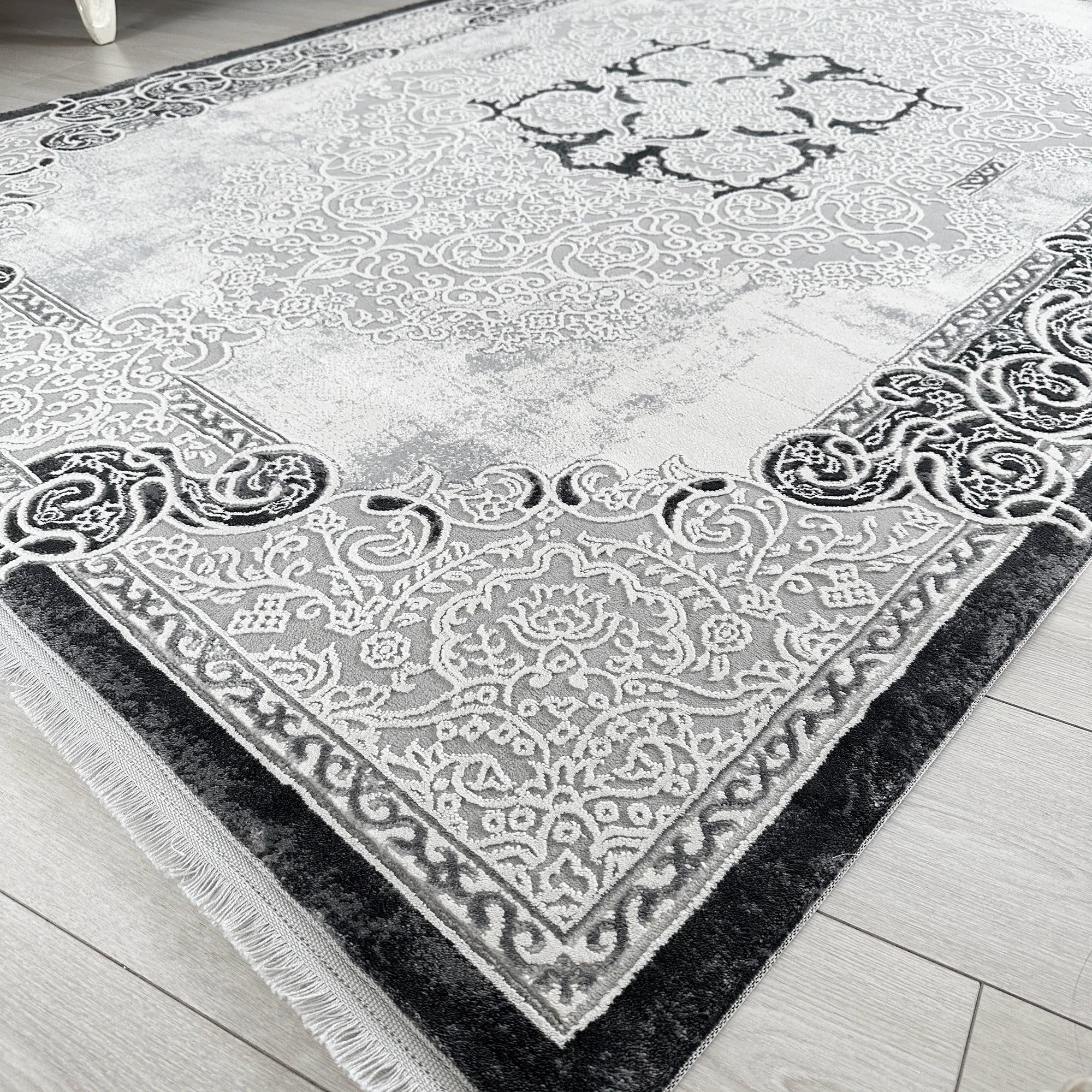 Abstract Marble Look Rug