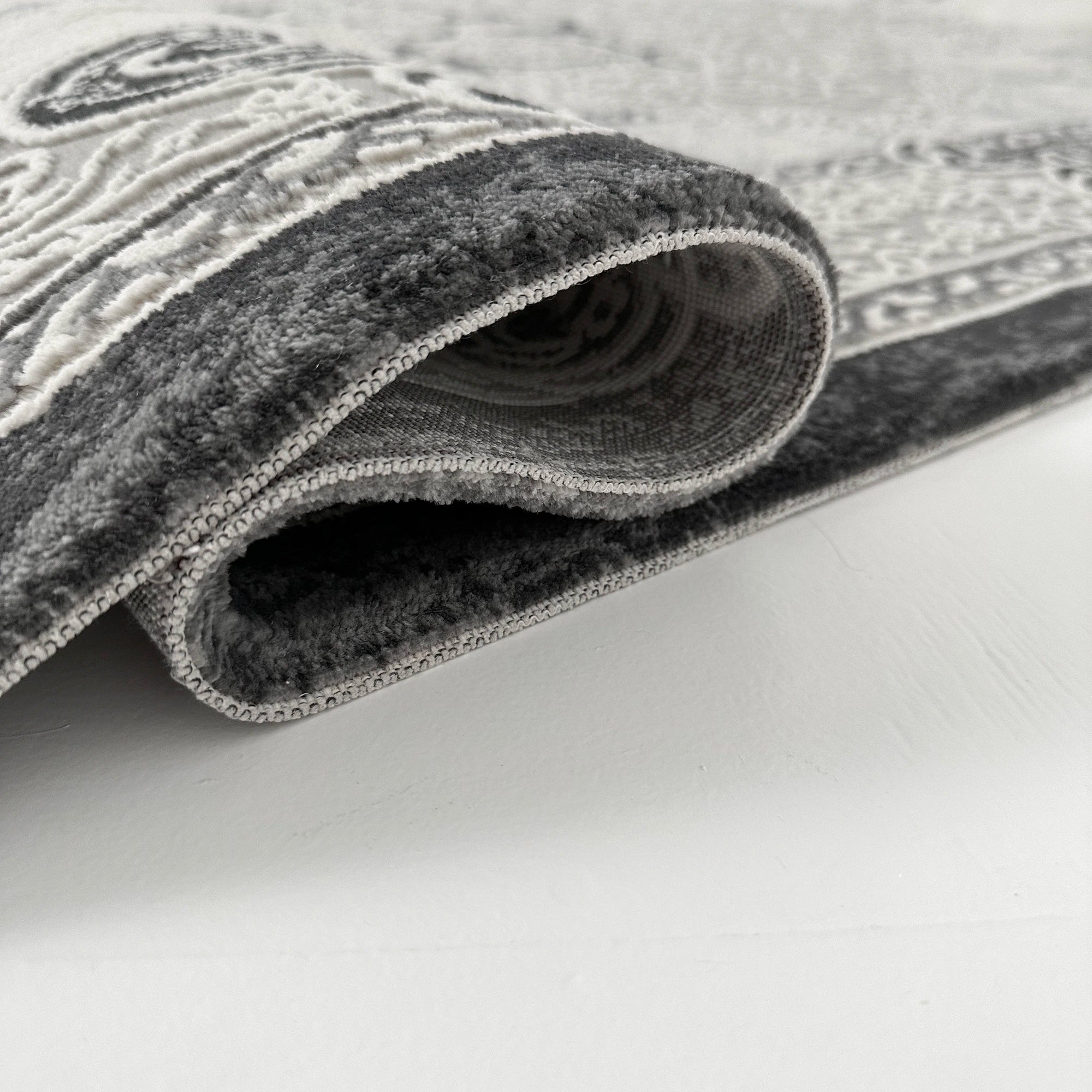 Abstract Marble Look Rug