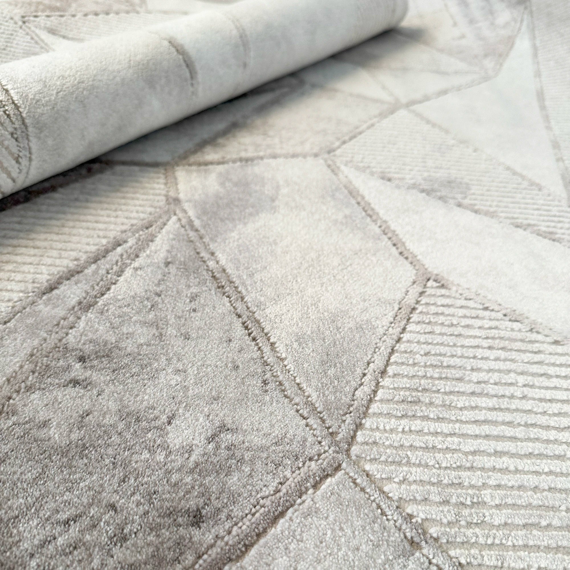 Cracked Mosaic Area Rug