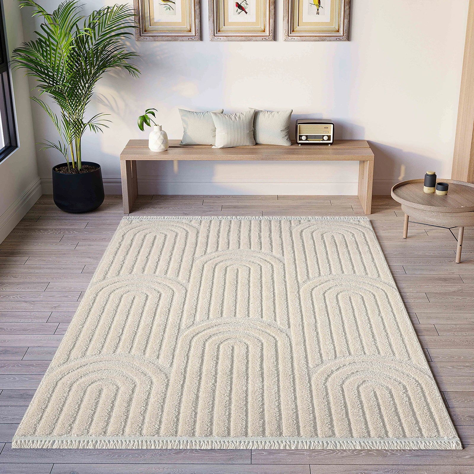 Cream Arched Dreams Rug