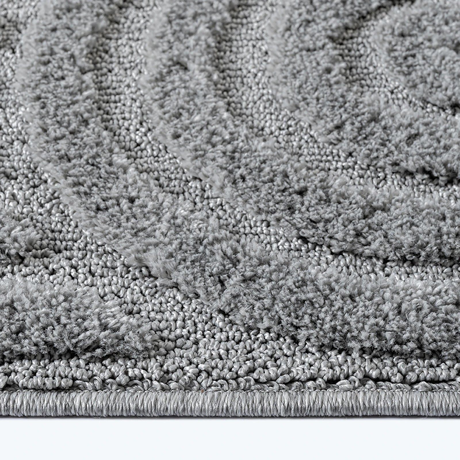 Graphite Halo Curve Rug