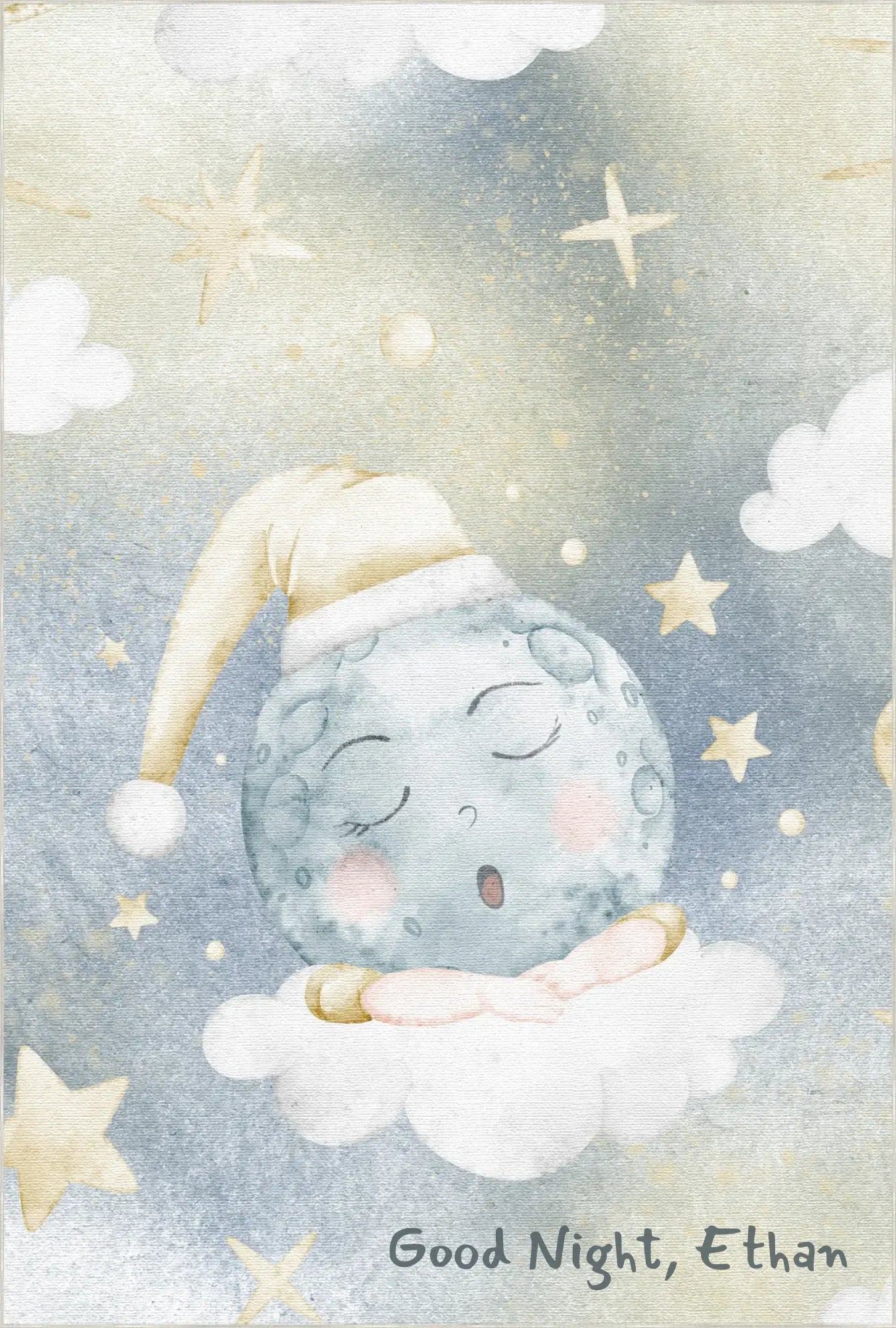 Tappeto Personalizzabile | Ninna Nanna della Luna Piena