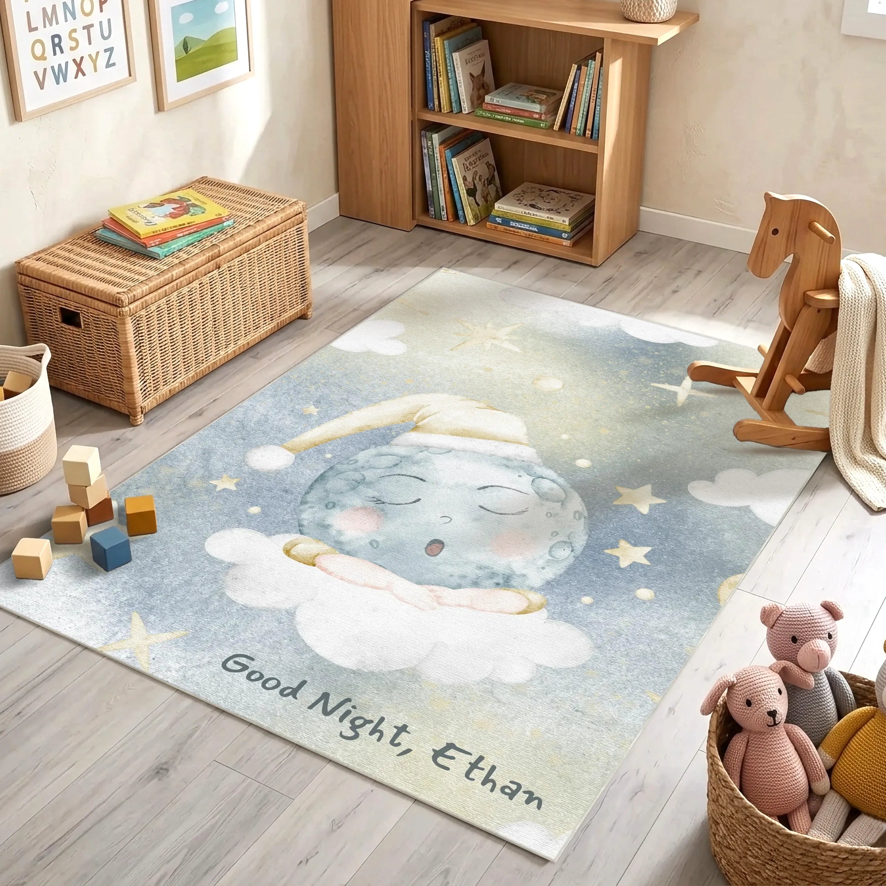 Tappeto Personalizzabile | Ninna Nanna della Luna Piena