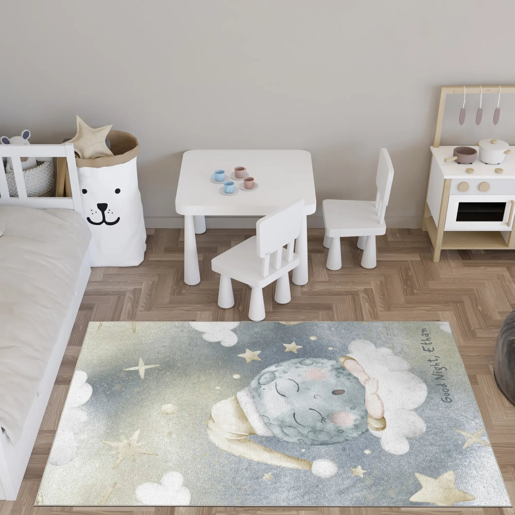 Tappeto Personalizzabile | Ninna Nanna della Luna Piena
