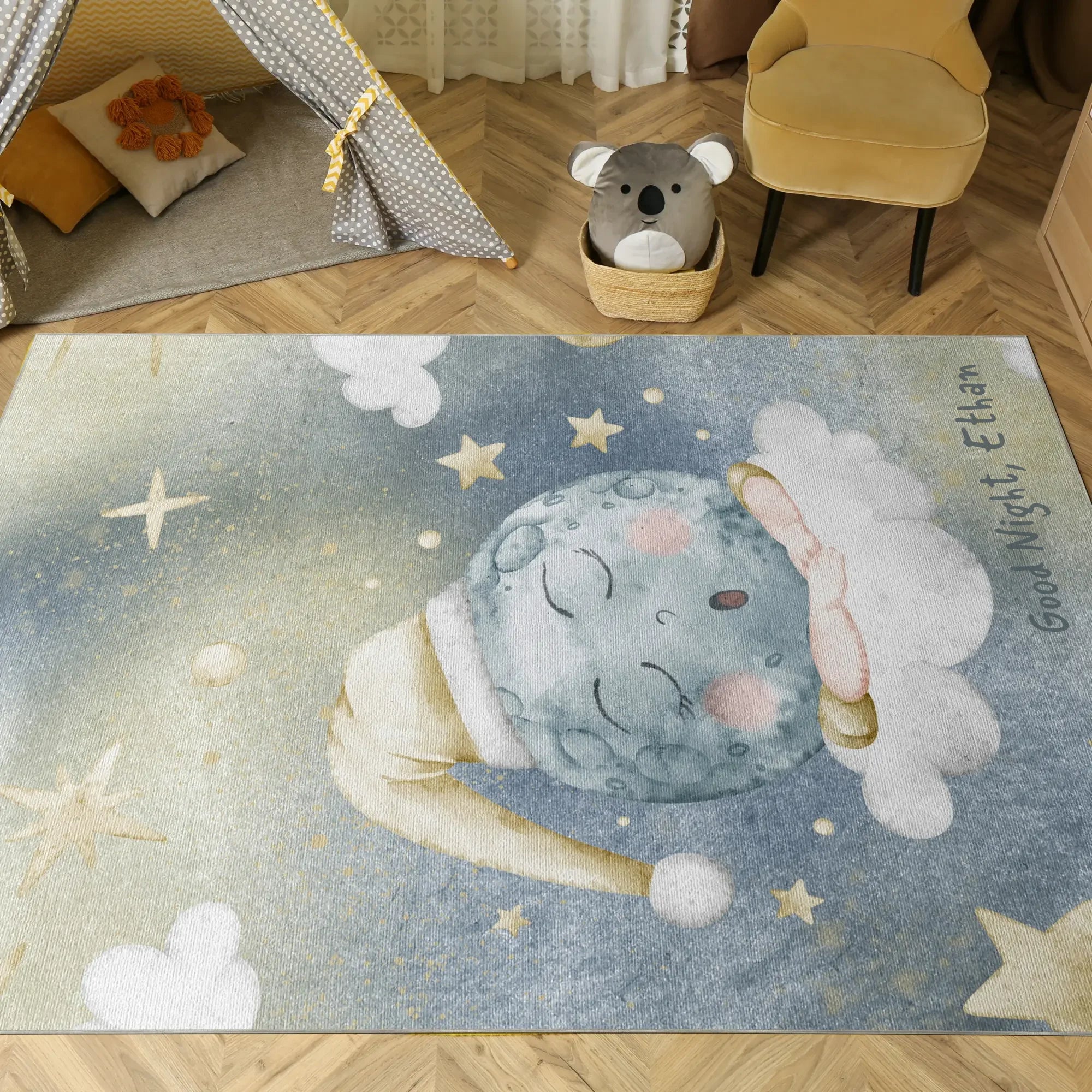 Tappeto Personalizzabile | Ninna Nanna della Luna Piena